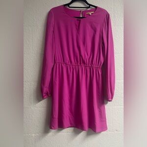 Gianni Bini Fuchsia Long Sleeve Dress